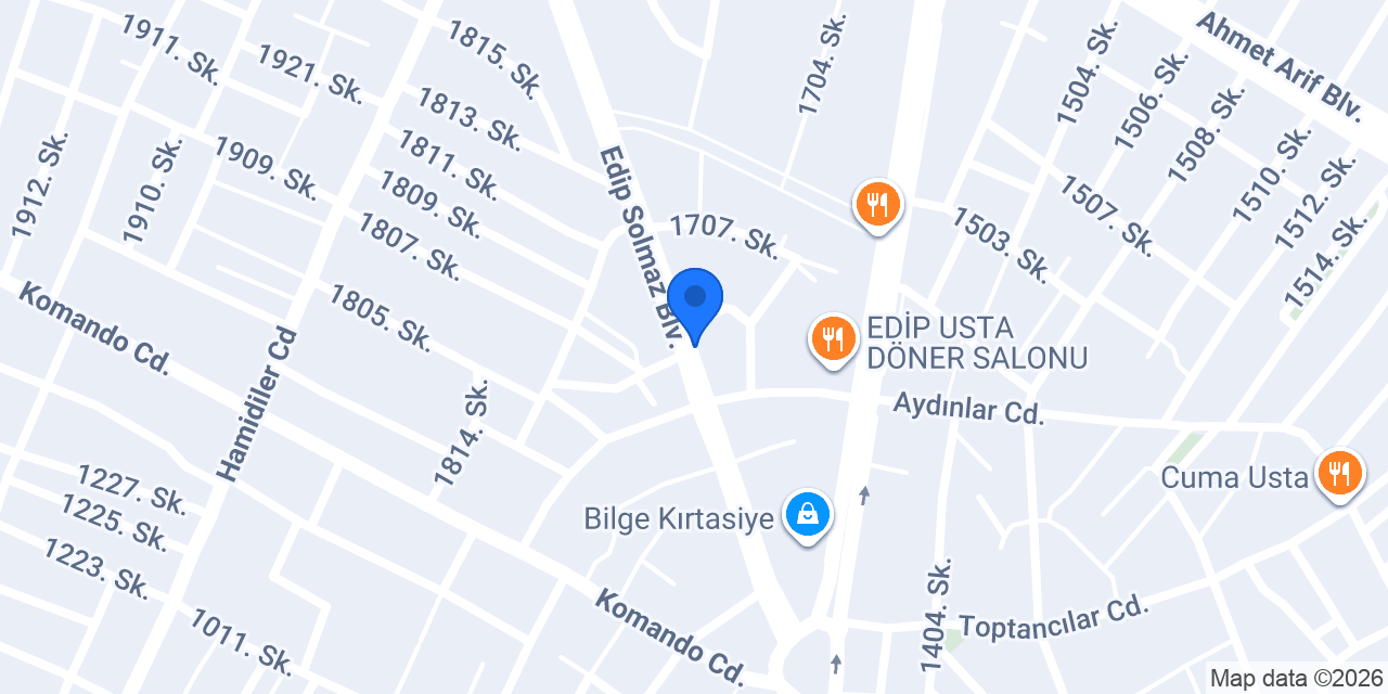 Orkide Çiçekçilik konumu