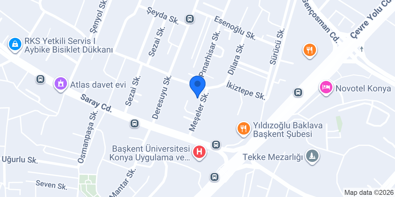 Ehlikeyf Masaj Merkezi - Konya Masaj Salonu konumu