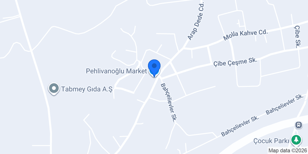 Pehlivanoğlu Market konumu
