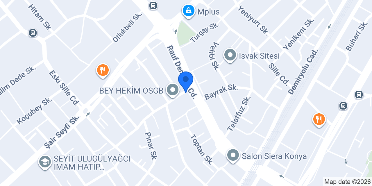 Konya Selçuk Taksi konumu