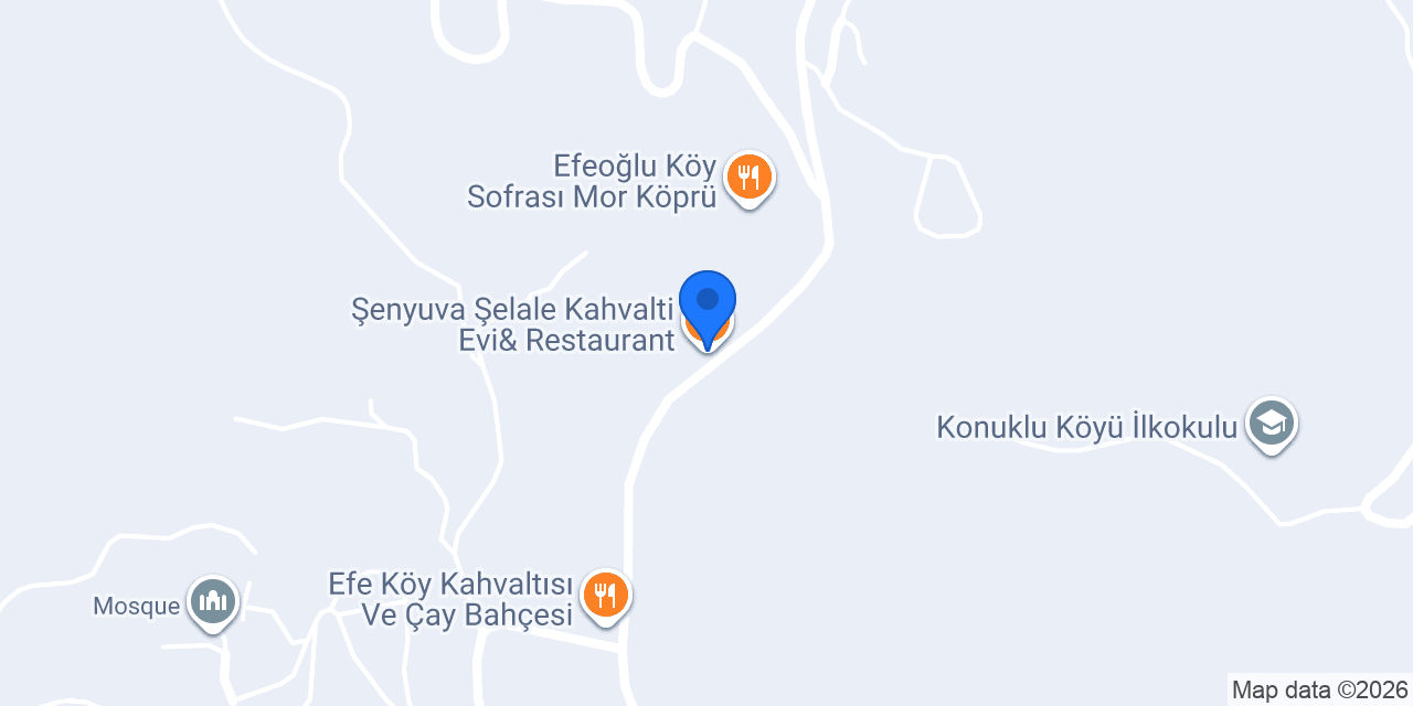 Şenyuva Şelale Kahvalti Evi& Restaurant konumu