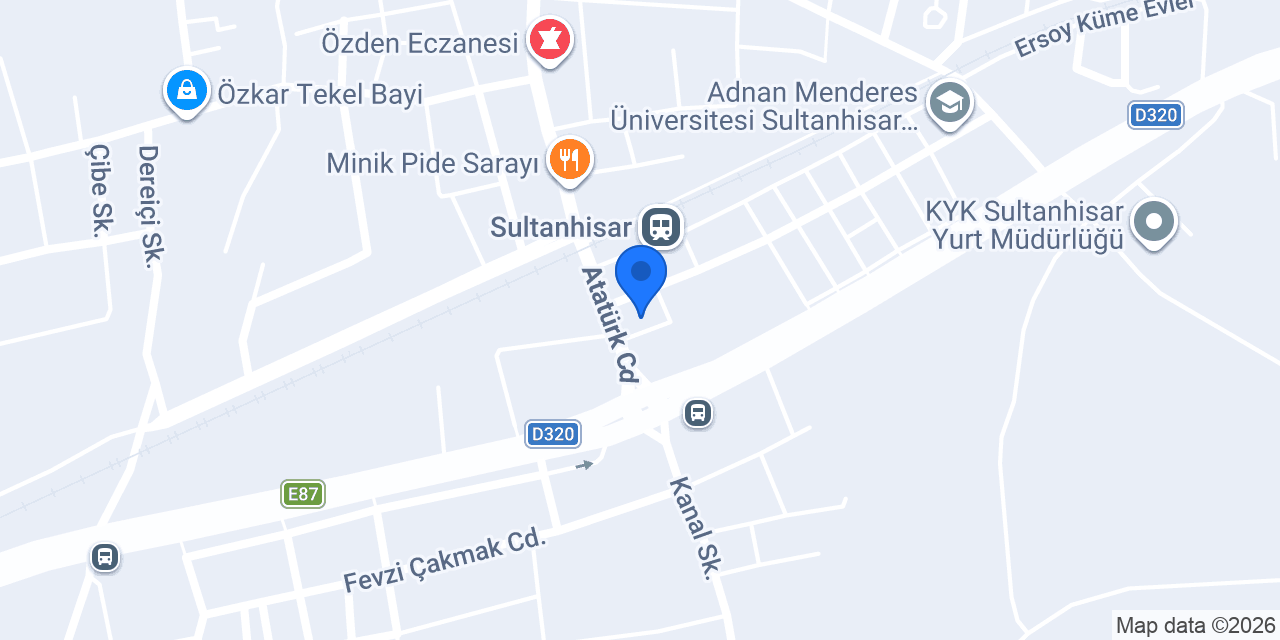 SULTANLAR OTEL konumu