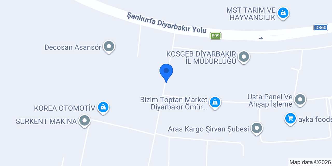 Petçember polyester konumu