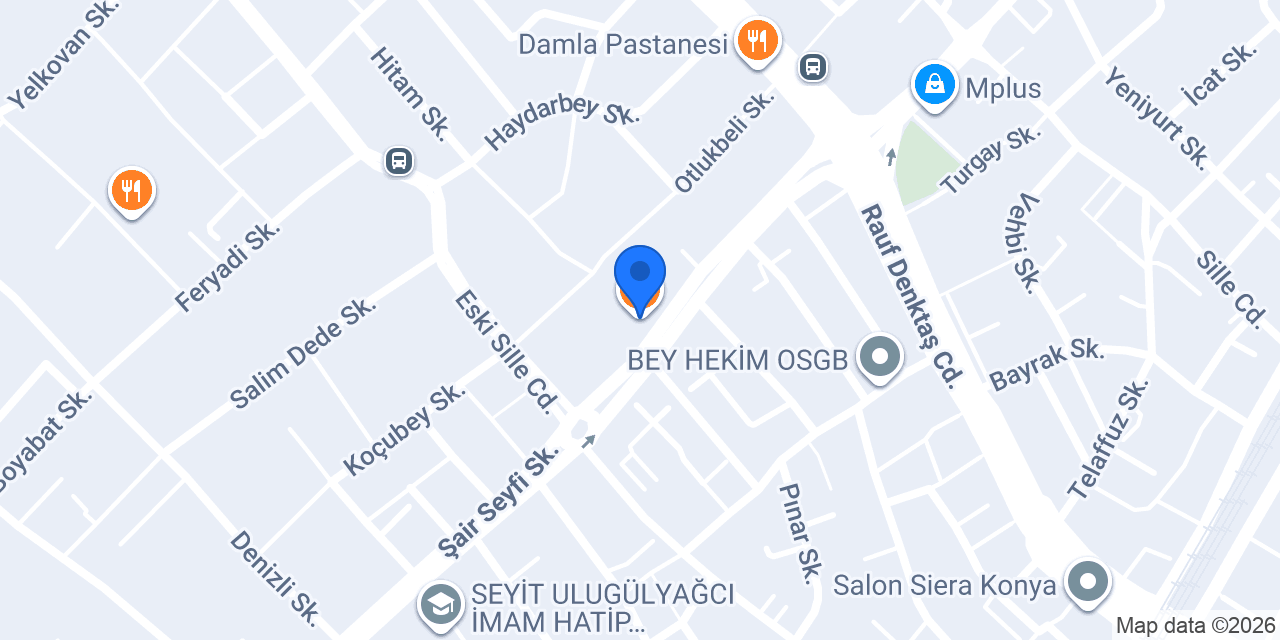 Adanalı Hacıbaba Kebapçısı konumu