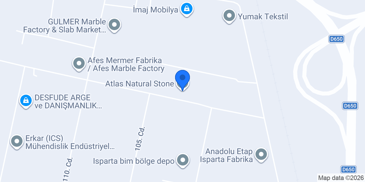 Atlas Natural Stone konumu