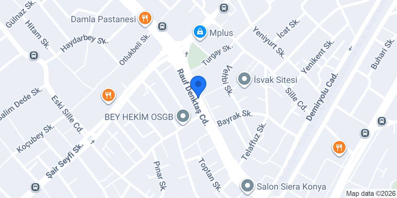 Damla pastanesi konumu