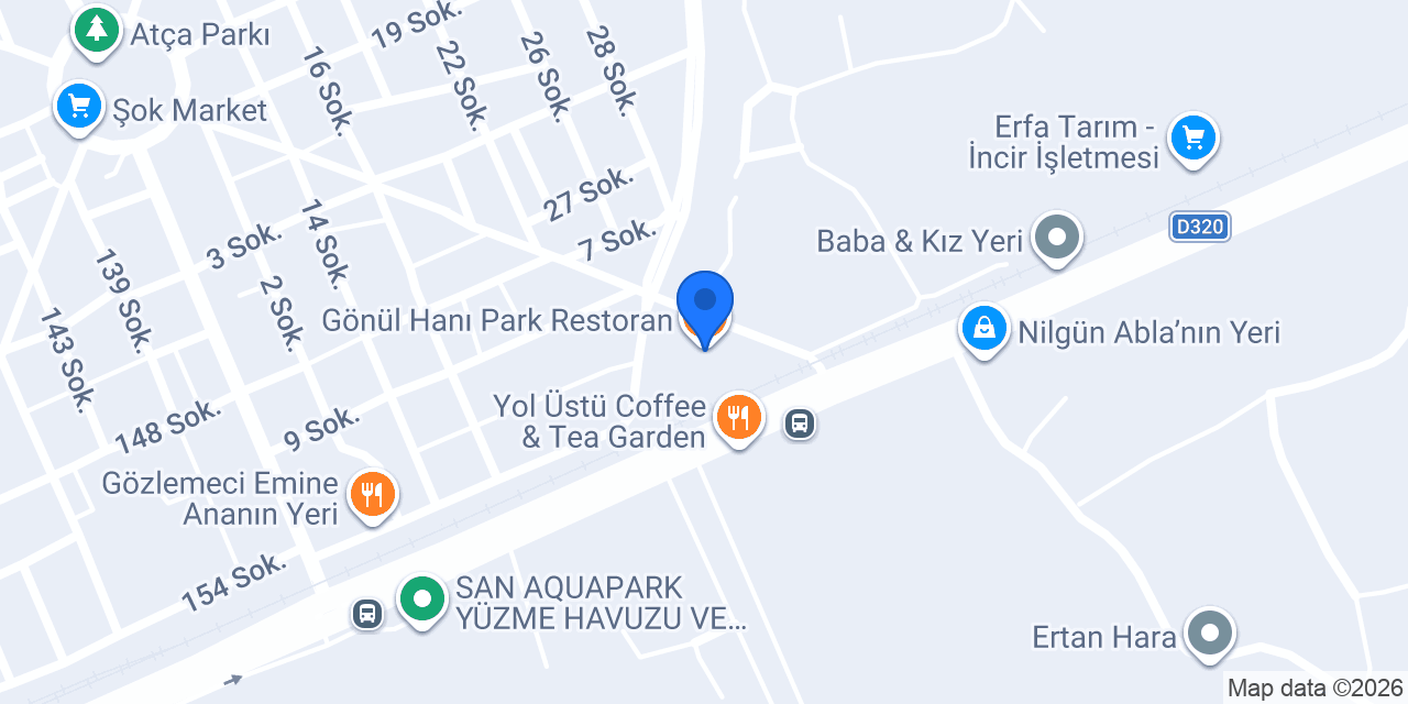 Gönül Hanı Park Restoran konumu