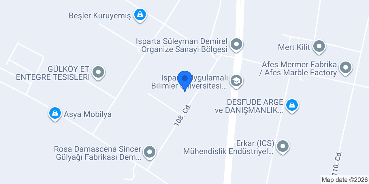 Isparta Sera Sobaları konumu