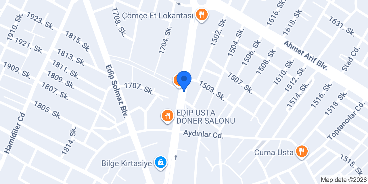 Öner Pastanesi konumu