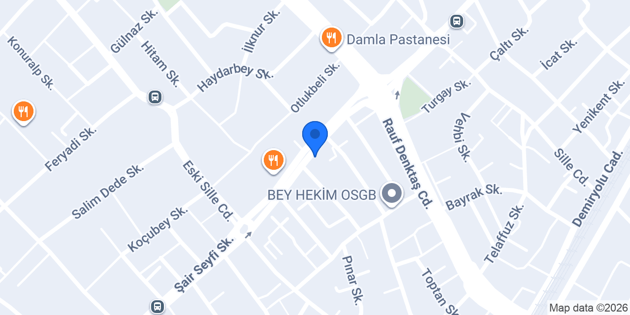 Meva Unlu Mamülleri konumu