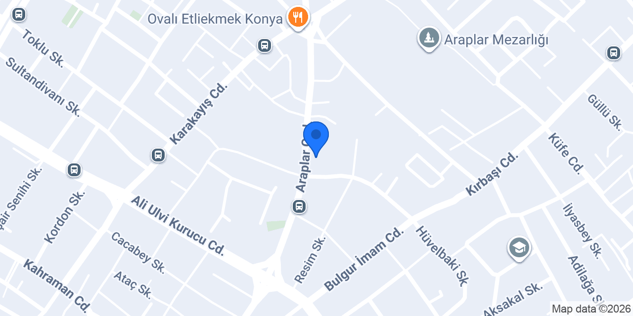 Has Beyaz Yufka konumu