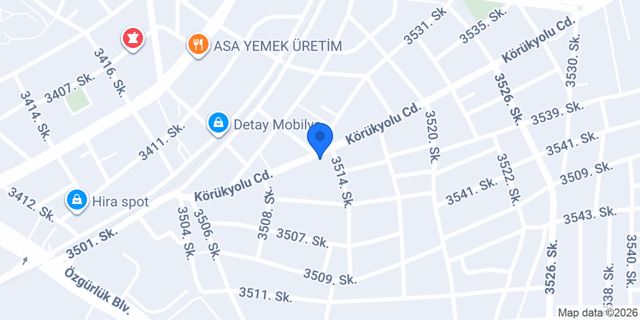 ORAX ŞÖMİNE konumu