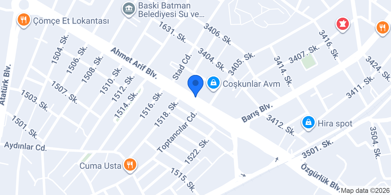 Best Ticaret İpragaz Batman Tüp Bayii konumu