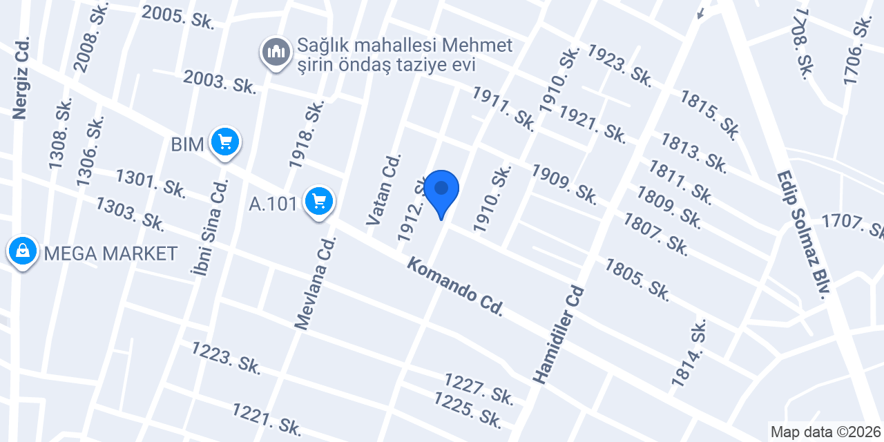 Batman tan iş elbiseleri konumu