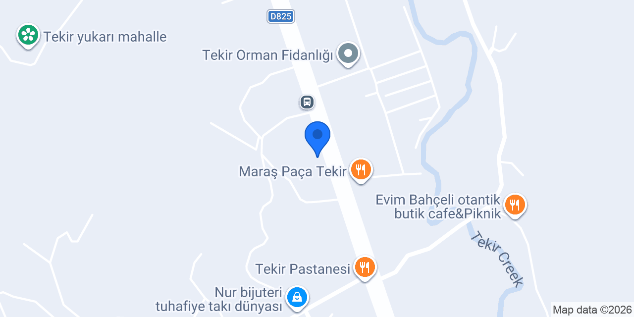 Tekir Aile Sağlığı Merkezi konumu