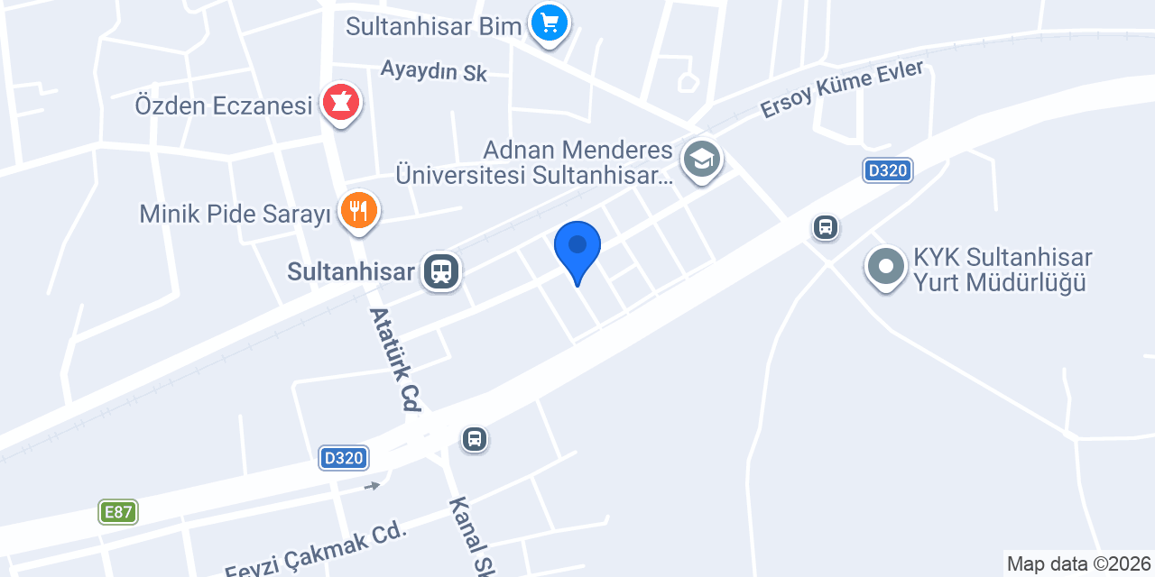 Zafer Oto Elektrik konumu