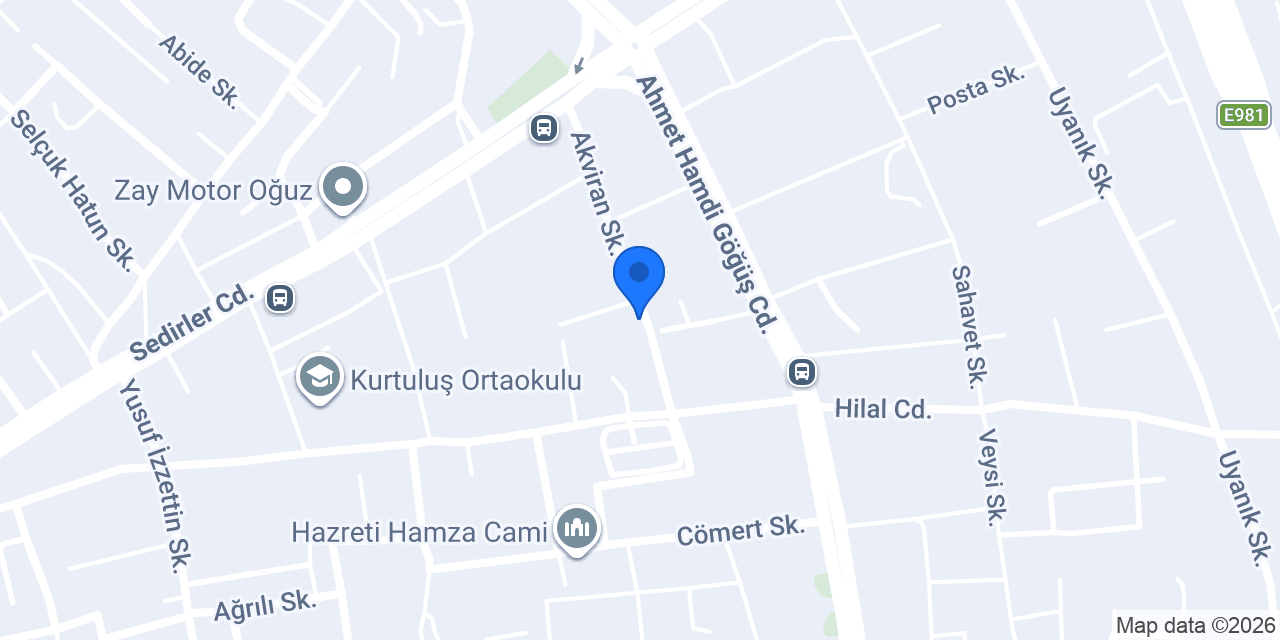 Sedirler taksi konumu
