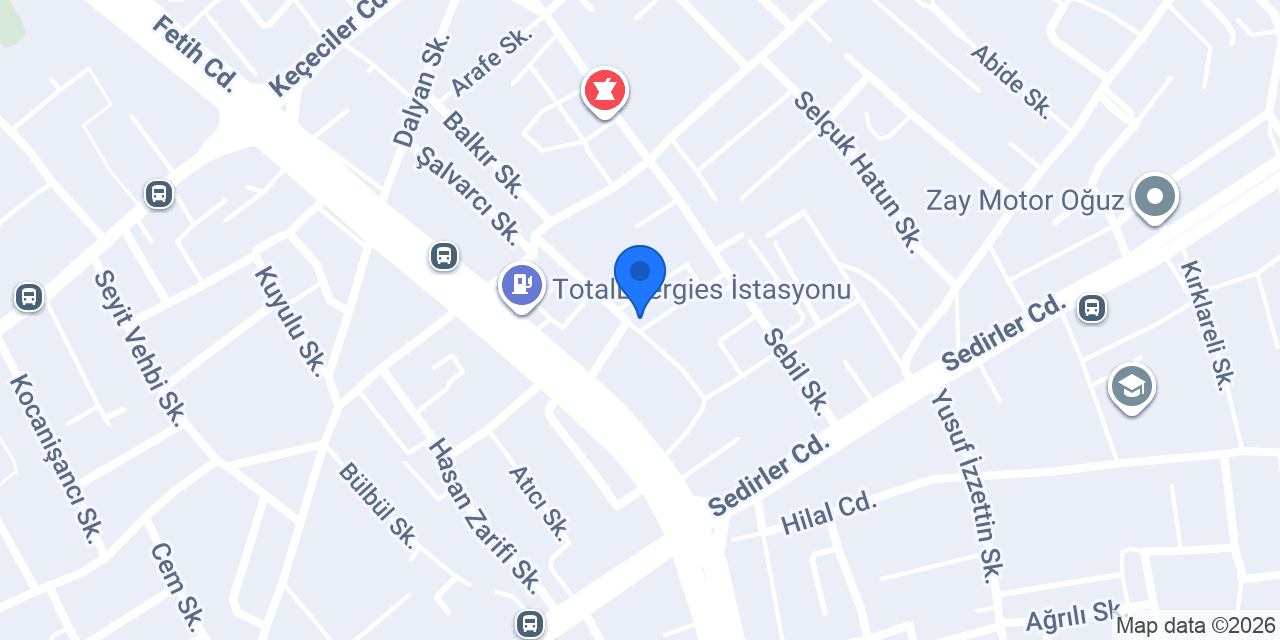 Miraç Eldivenleri konumu