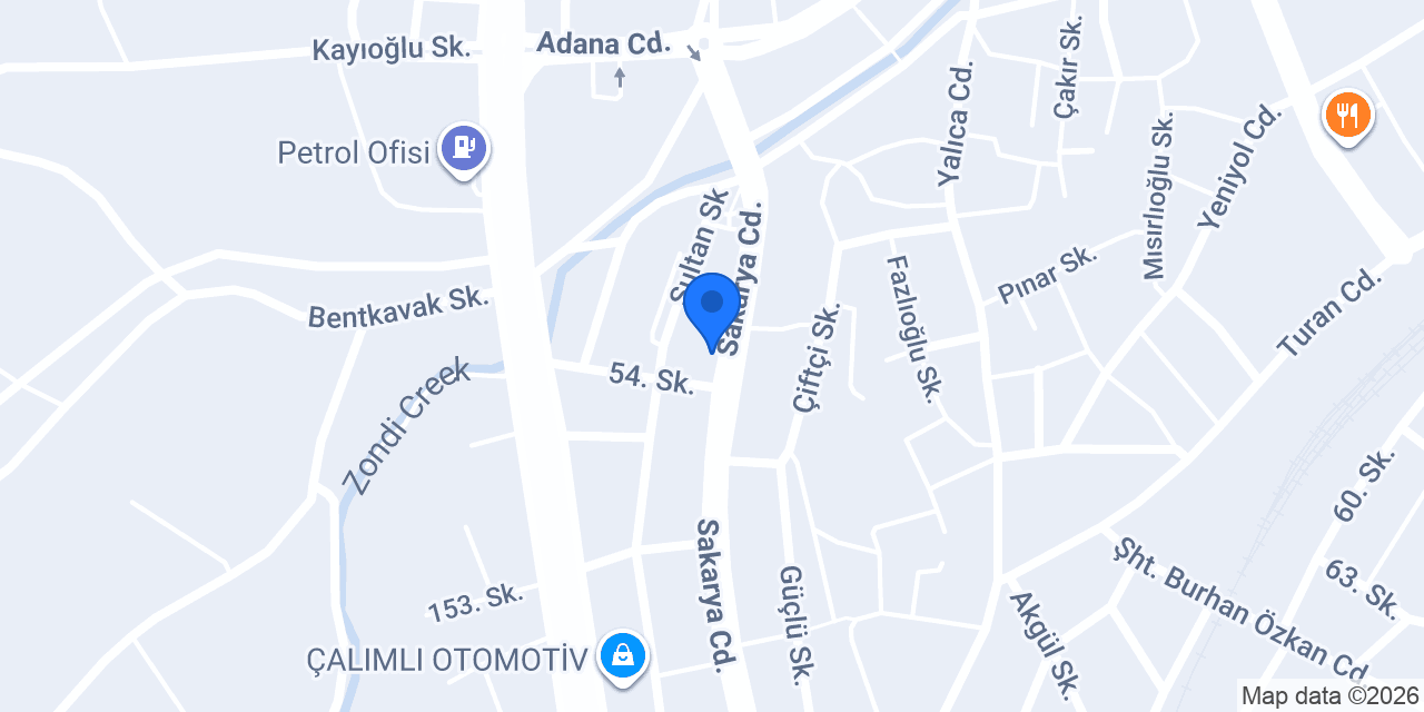 Huzur Otomotiv konumu