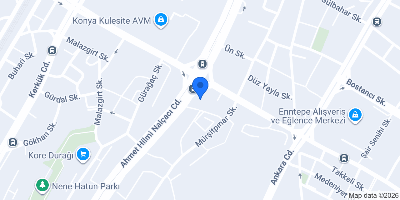 Akbank Nalçacı/Konya Şubesi konumu