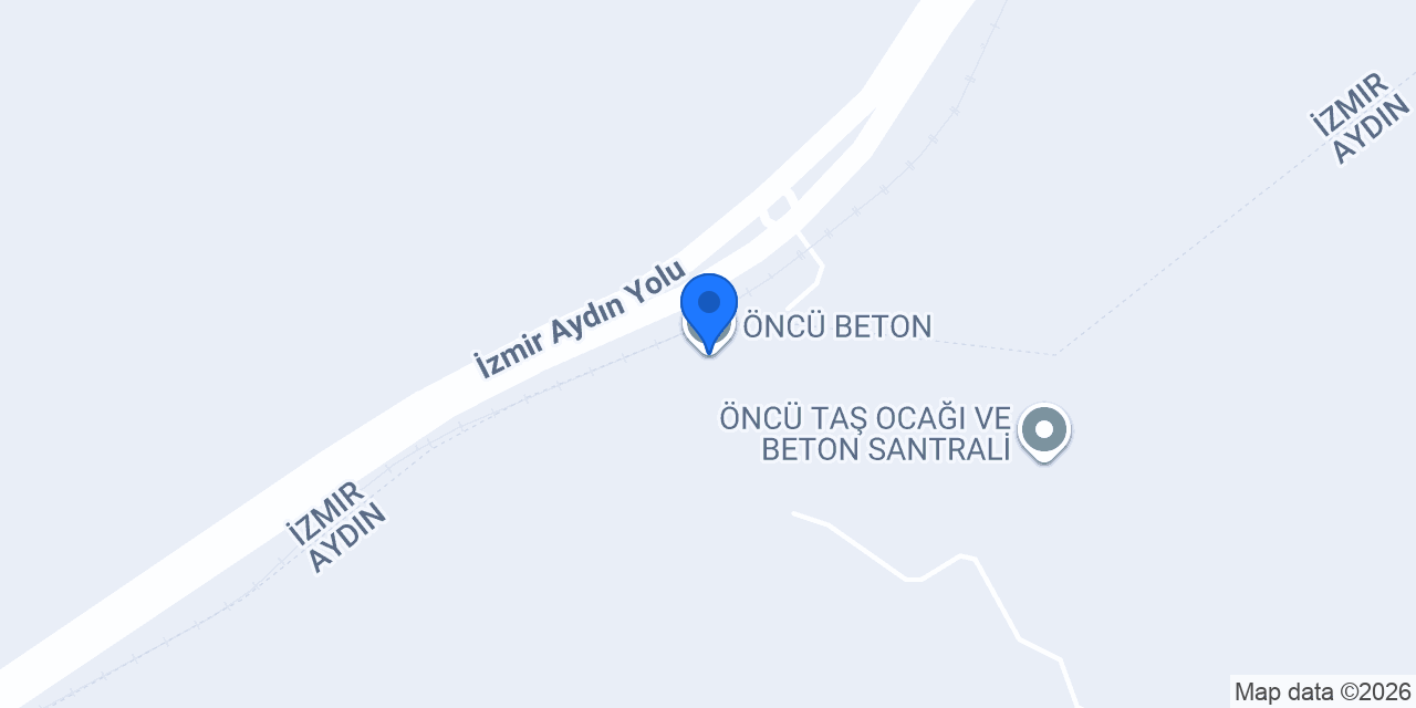 ÖNCÜ BETON konumu