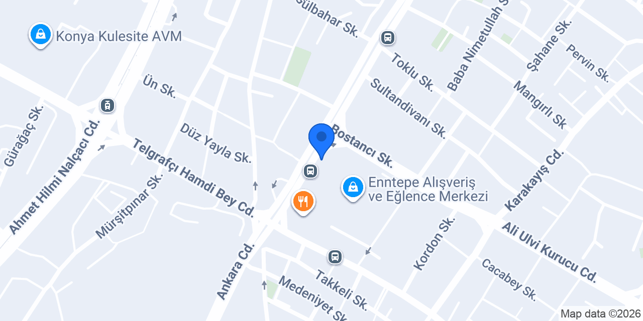 Ennjoy Eğlence Merkezi konumu