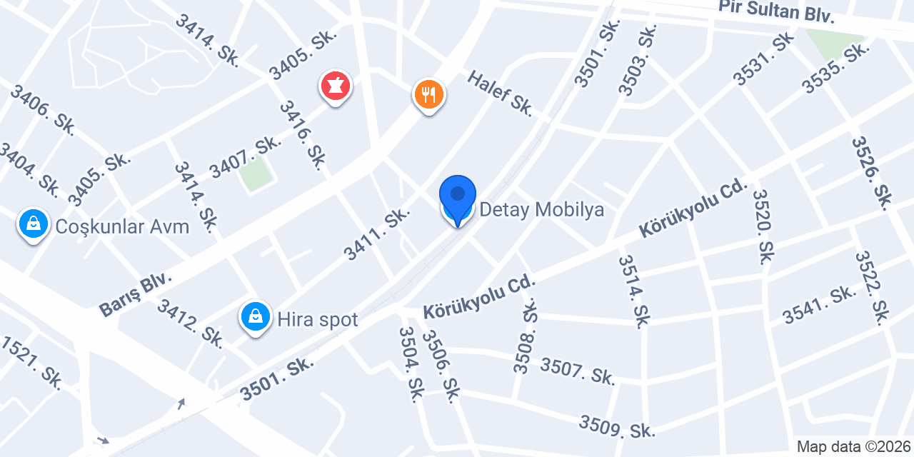 Detay Mobilya konumu