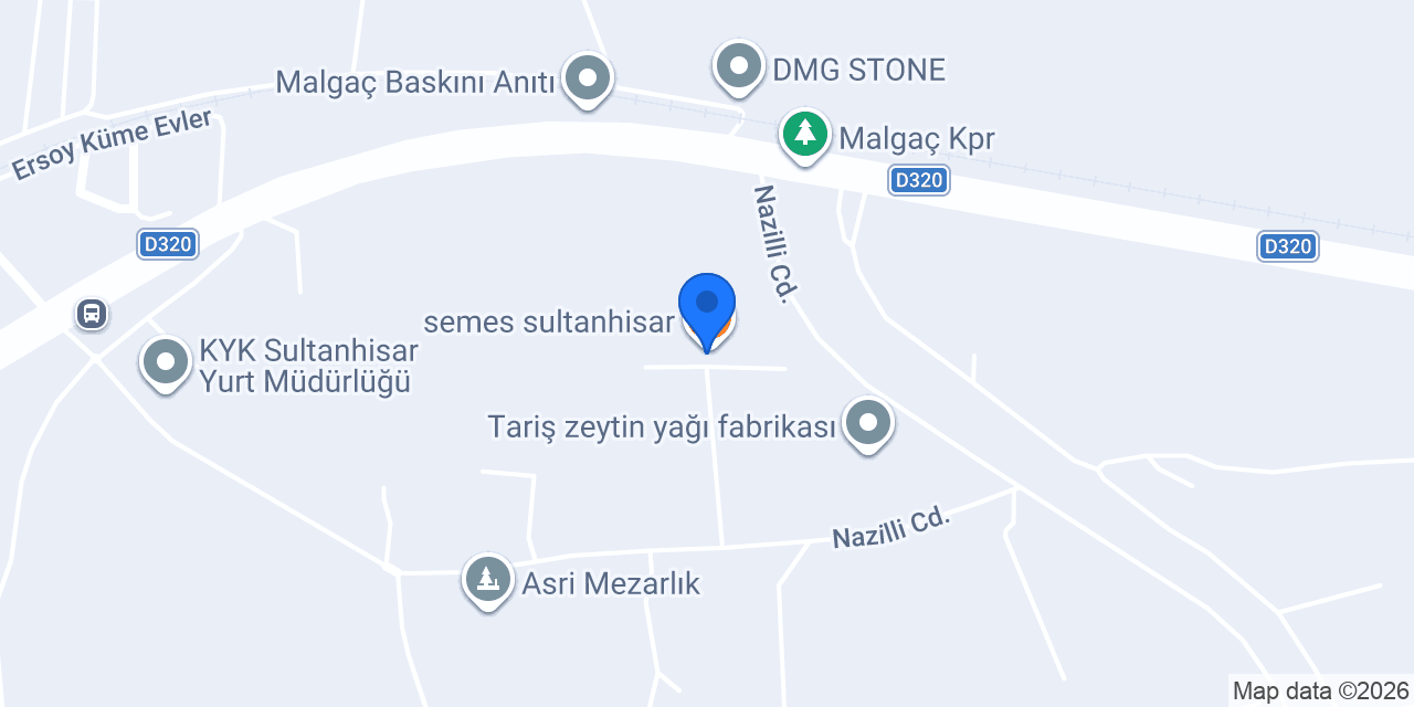 DİMES Aydın Fabrika konumu