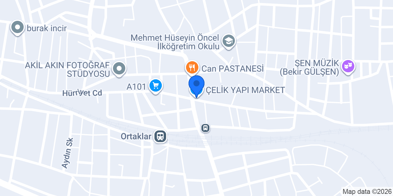 ÇELİK YAPI MARKET konumu