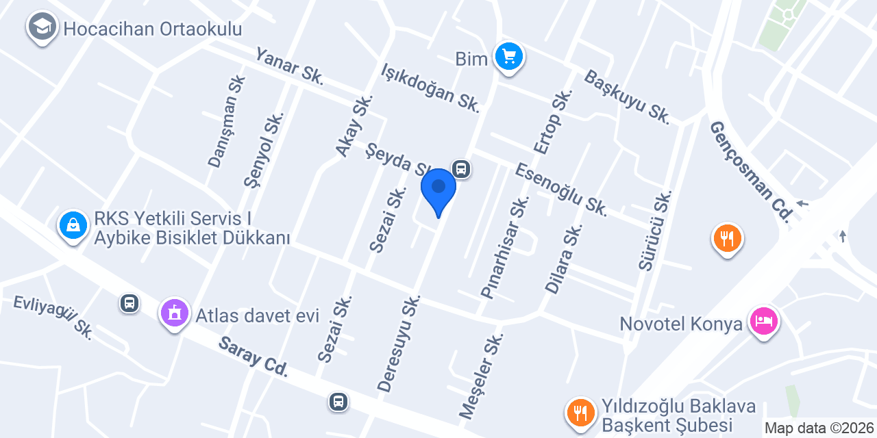 Kayra Petshop konumu