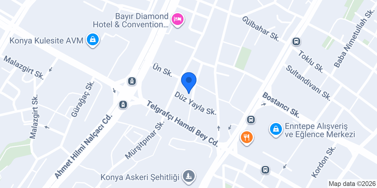 Konya Kurye konumu