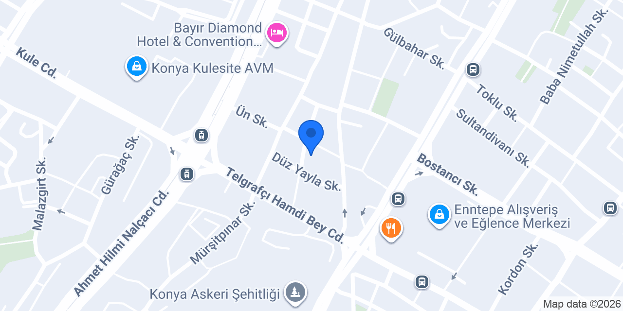 Konya Acil Kurye konumu