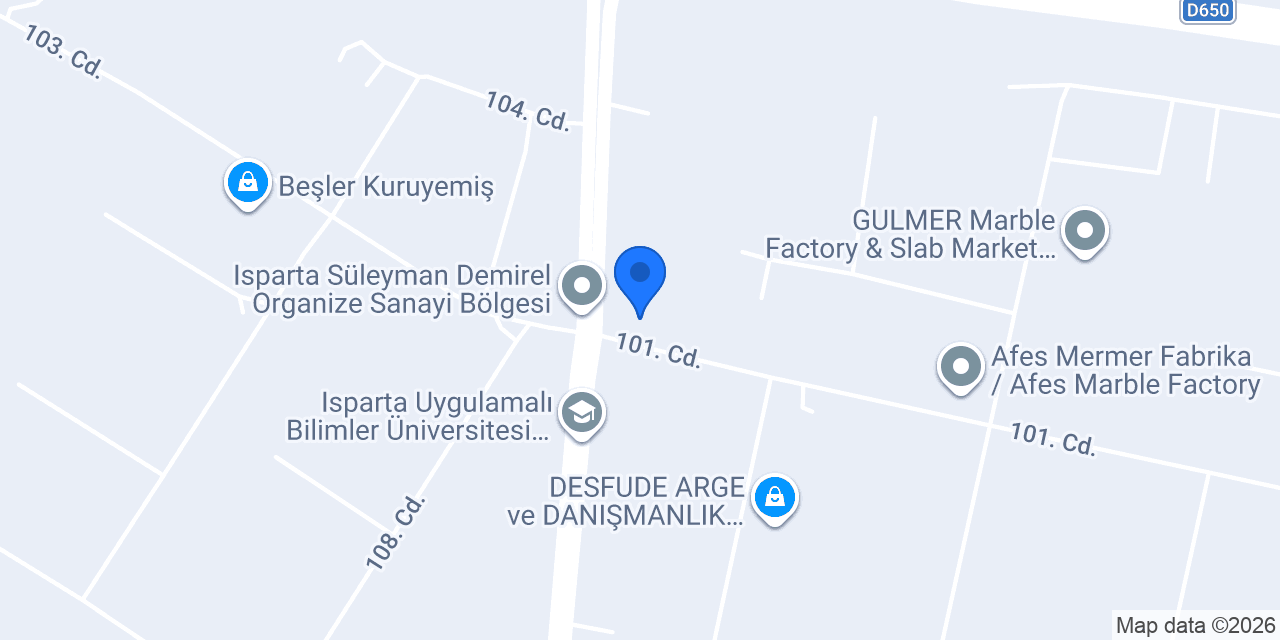Bls Makina Mühendislik Ltd. Şti (Isparta) konumu