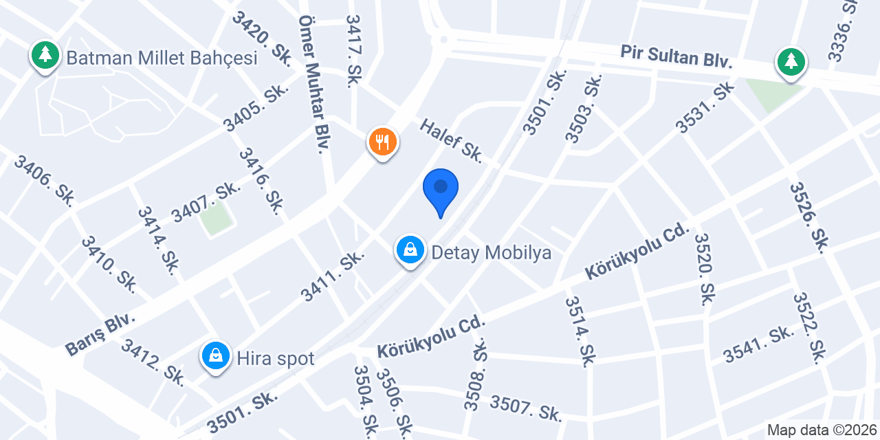Tatlı Dilim Pastanesi konumu
