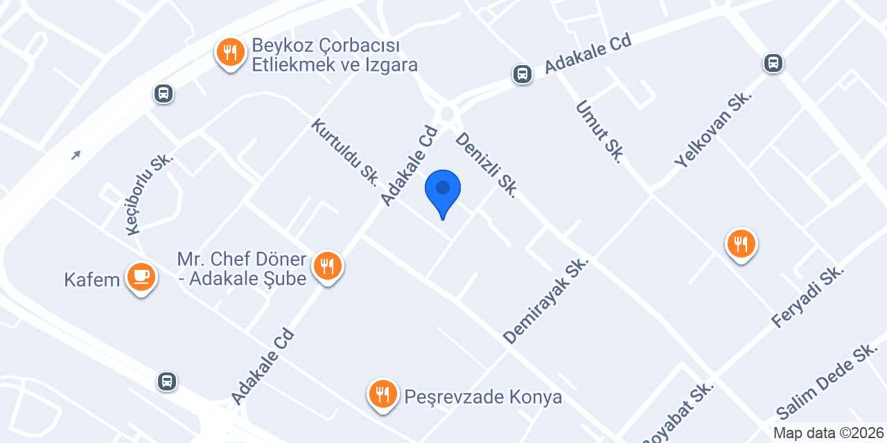 Şenzade etliekmek konumu