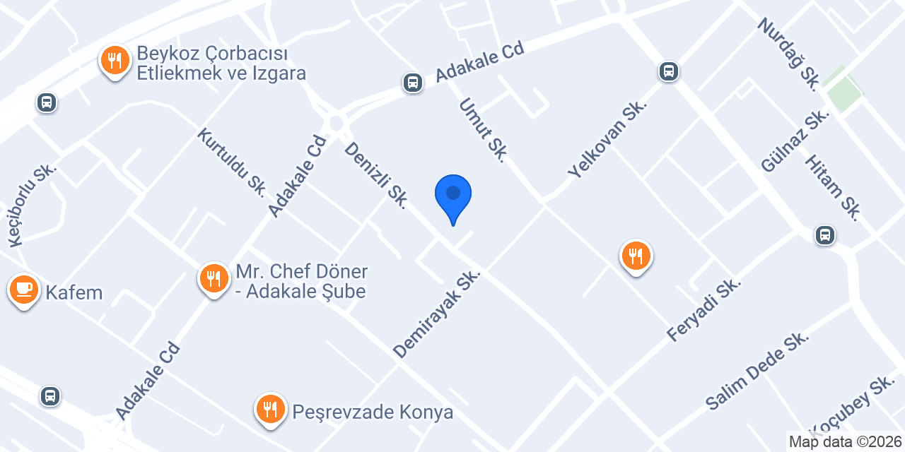 Konya Boğaziçi Koleji konumu