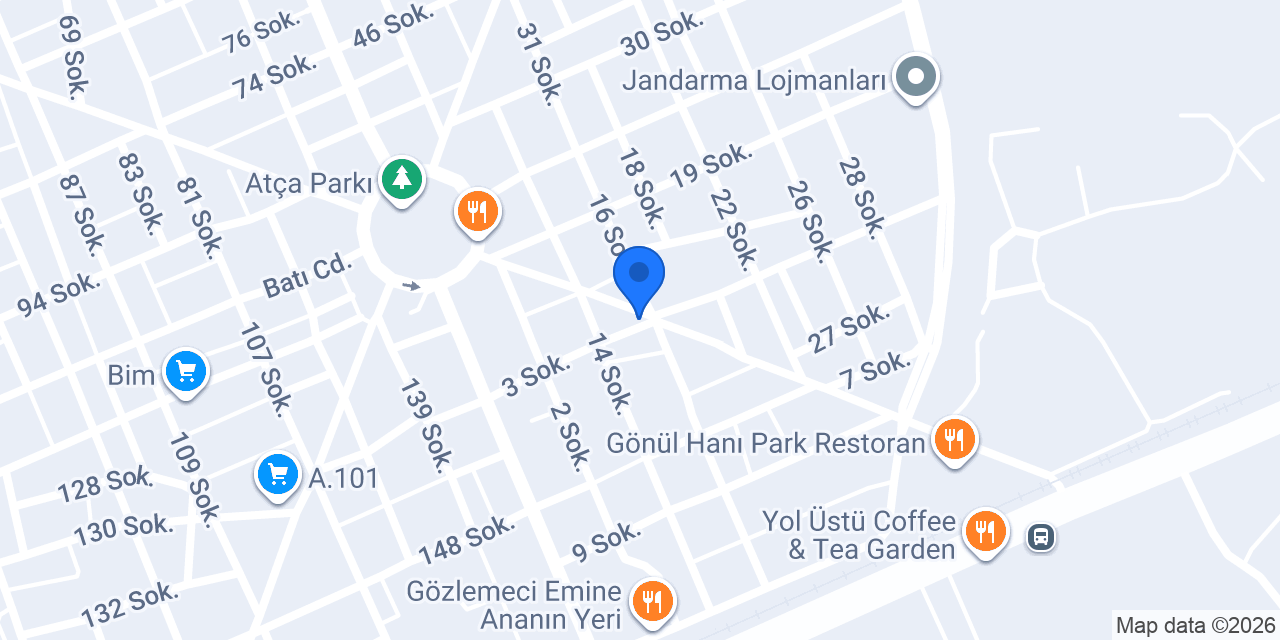 Çeviker Atça İnşaat San. Ltd Şti. konumu