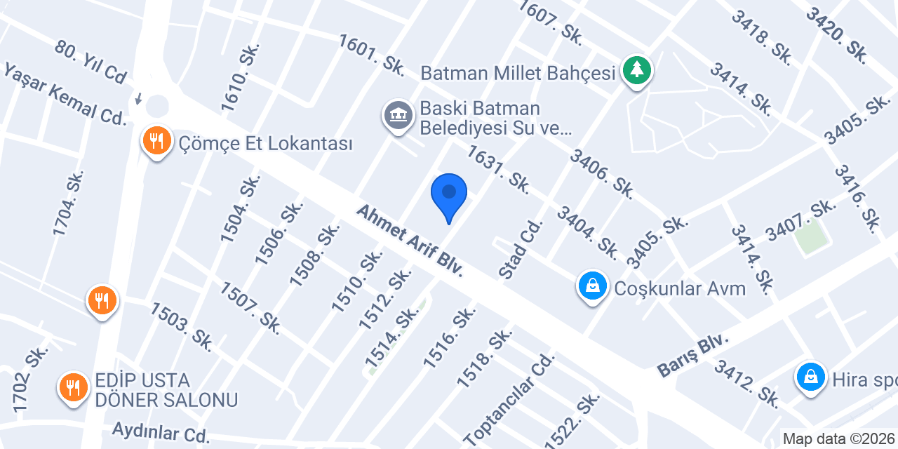 NABIZ MEDİKAL BATMAN konumu