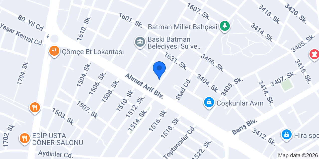 Beşyem Bölge Distribütörü Emir Ticaret konumu