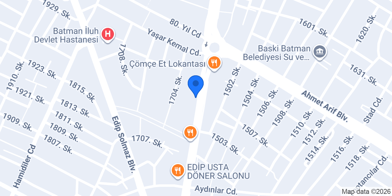 Yusuf Yakut eczanesi konumu