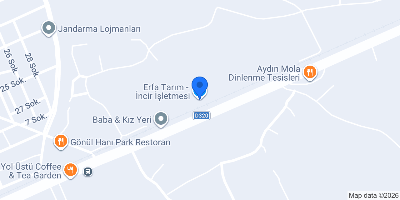 Erfa Tarım - İncir İşletmesi konumu