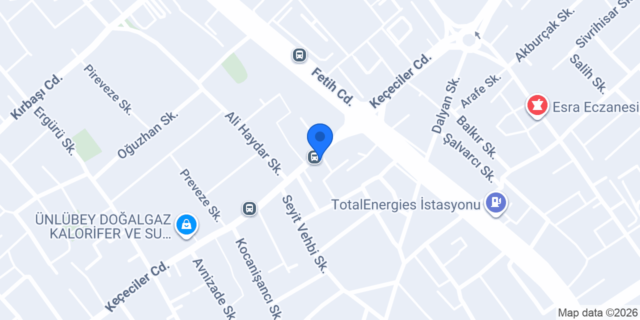 TUĞBA GİYİM konumu