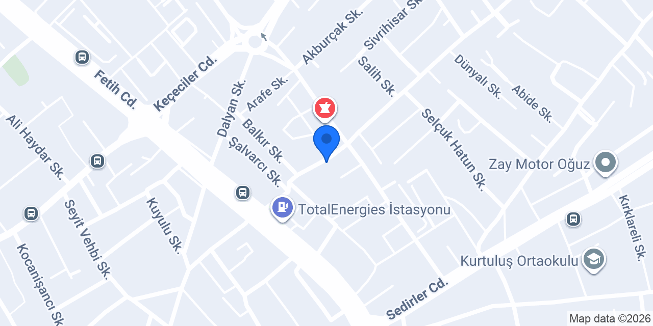 Yağmur Eczanesi konumu