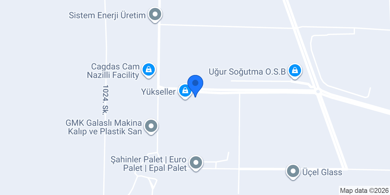 Mavi Egem Plastik konumu