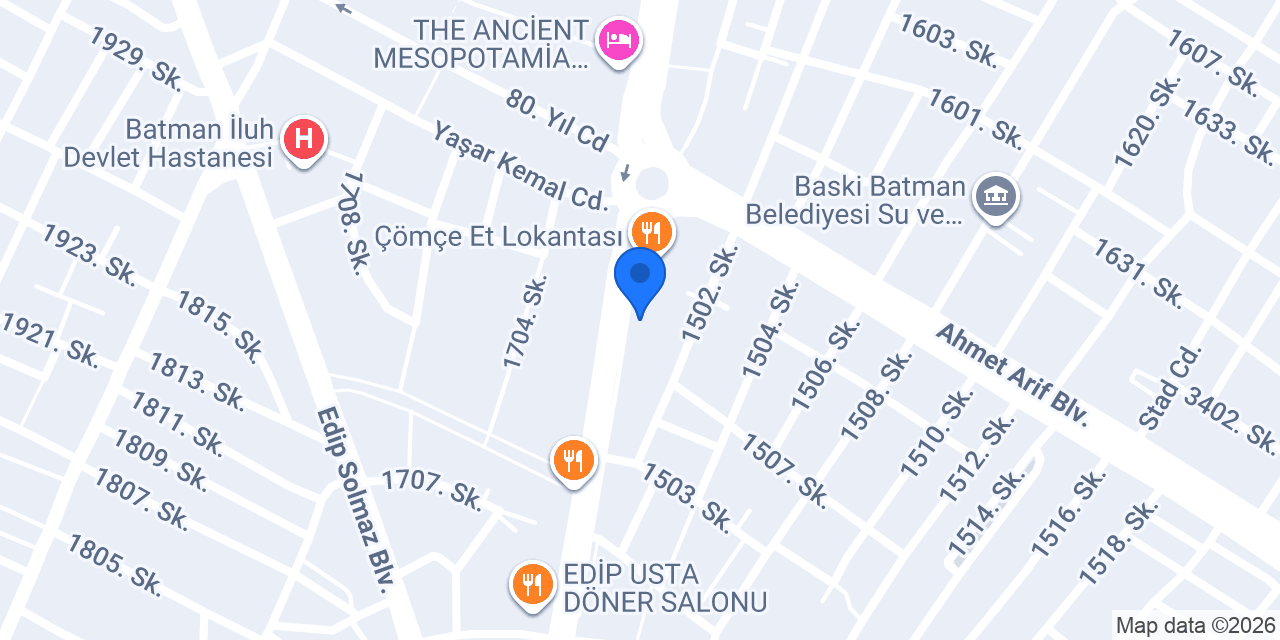 Batman Ciğerci Pala konumu