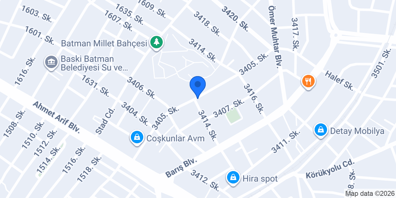 HİS YAPI BATMAN konumu