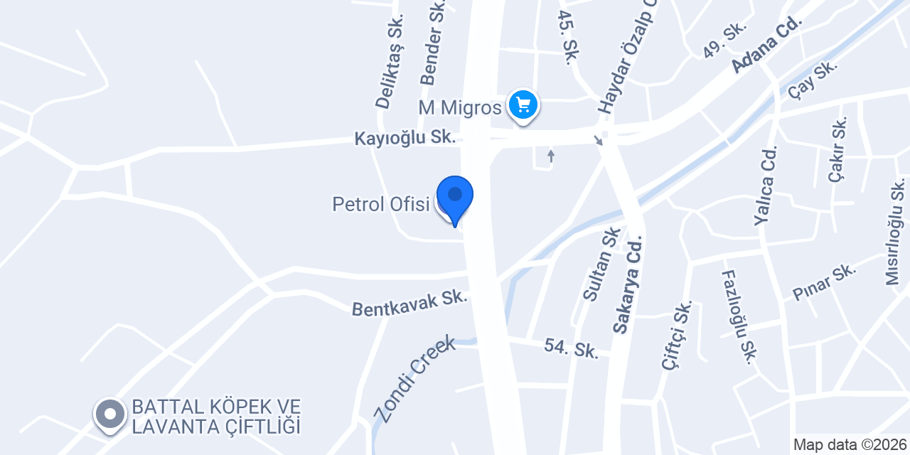 Milangaz konumu