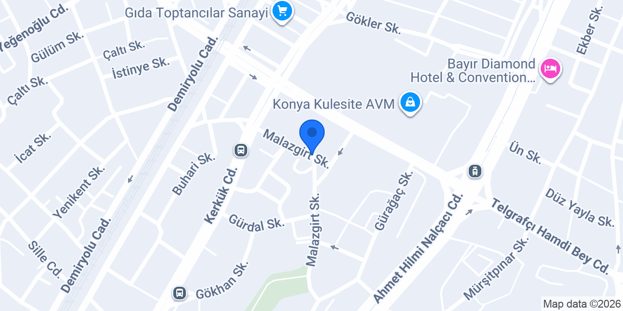 KONYA 11. NOTERLİĞİ konumu