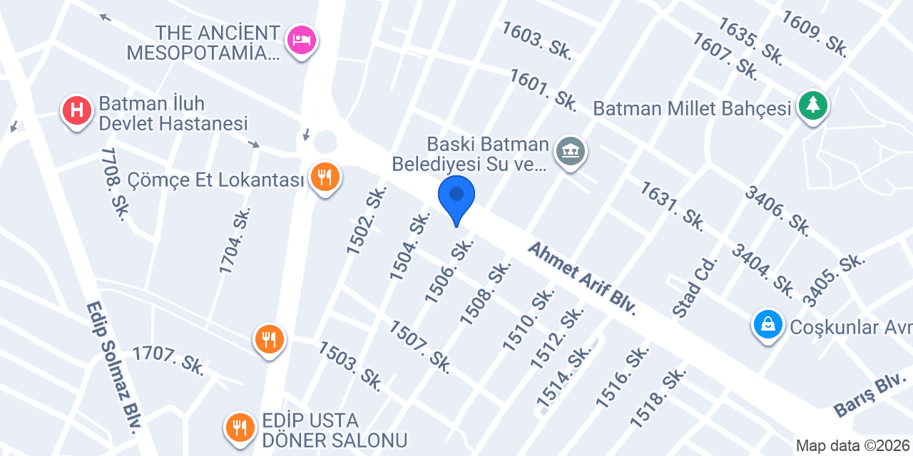 Avşar Çiçekçilik konumu