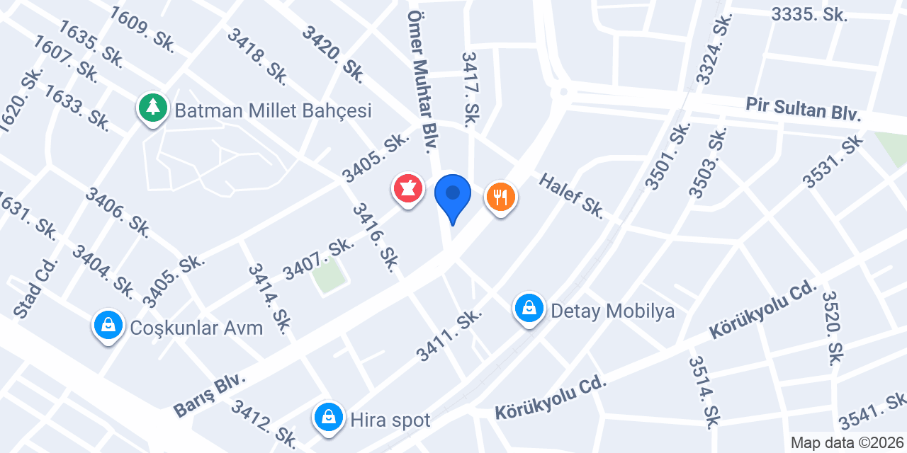 Kardelen Mobilya konumu